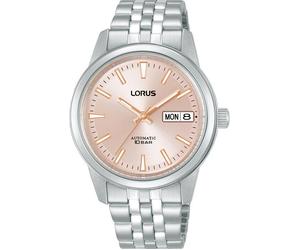 Lorus - Damenarmbanduhr Lorus RL403CX9 mit rosa Zifferblatt und Tagesanzeige