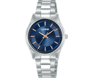 Lorus Damenuhr Edelstahl blau Damen