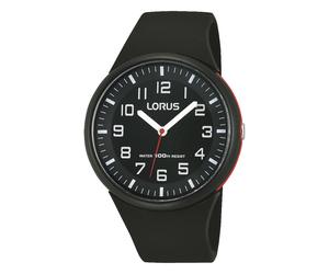 Lorus - Fashion Damenarmbanduhr RRX47DX9 mit schwarzen Silikonarmband aus dem Haus Lorus