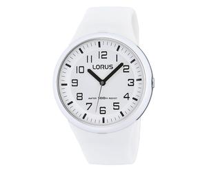 Lorus - Fashion Damenarmbanduhr RRX53DX9 mit weißen Silikonarmband aus dem Haus Lorus.