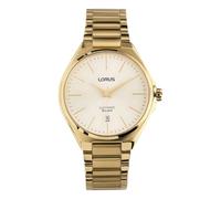 LORUS Herren Analog Quarz Uhr mit Edelstahl Armband,Gold