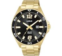 LORUS Herren Analog Quarz Uhr mit Edelstahl Armband,Gold