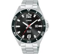LORUS Herren Analog Quarz Uhr mit Edelstahl Armband,Silber