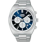 Lorus Herrenuhr RT363KX9 – Analog-Quarz mit Metallarmband, Silber/Blau