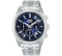 Lorus Herrenuhr Classic Chronograph RT395KX9, 42 mm, Quarz, Edelstahlarmband, Mineralglas