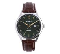 Quarzuhr LORUS, braun, Armbanduhren, Herren, Armbanduhr, Herrenuhr, Lederarmband, analog, Tag (26933622-0) braun