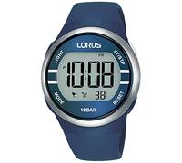 Lorus Herren Digital Quarz Uhr mit Silicone Armband R2339NX9