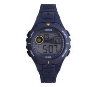 Lorus Herren Digital Quarz Uhr mit Silikon Armband,Blau