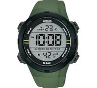 LORUS Herren Digital Quarz Uhr mit Silikon Armband R2305QX9