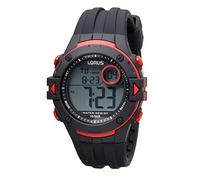 Lorus Herren Digital Quarz Uhr mit Silikon Armband R2323PX9