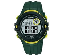Lorus Herren Digital Quarz Uhr mit Silikon Armband,Schwarz