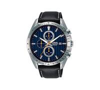 Lorus Herren-Uhr Chronograph Quarz Edelstahl mit Lederband RM311HX9