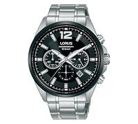 Lorus Herren-Uhr Chronograph Quarz Edelstahl mit Metallband RT381JX9