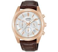 Lorus Herren Uhr Quarz Edelstahl mit Lederband