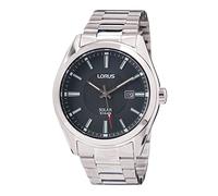 Lorus Herren-Uhr Solar Edelstahl mit Metallband RX333AX9