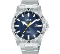 LORUS Herren Uhr Solar Edelstahlgehäuse RX379AX9