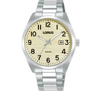 Lorus Herren Analog Quarz Uhr mit Edelstahl Armband,Silber/Gelb