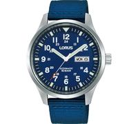 Lorus Herrenuhr Edelstahl blau Herren