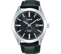 Lorus Herrenuhr Edelstahl schwarz Herren