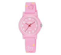 Lorus Mädchen Analog Quarz Uhr mit Silikon Armband RRX41JX9