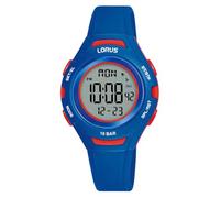 LORUS Kinder Digital Quarz Uhr mit Silikon Armband,Blau