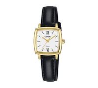Lorus Klassik Damen-Uhr Edelstahl mit Lederband RG238RX9
