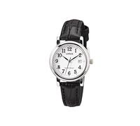 Lorus Klassik Damen-Uhr mit Palladiumauflage und Lederband RH765AX9