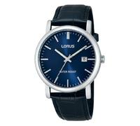 Lorus Klassik Herren-Uhr mit Palladiumauflage und Lederband RG841CX9
