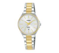 Lorus quarz mehrfarbig damen uhr mit weißem zifferblatt und edelstahl armband one_size Mehrfarbig