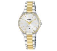 Lorus Damen Analog Quarz Uhr mit Edelstahl Armband RJ270BX9