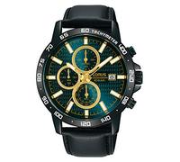 Lorus Sport Herren-Uhr Chronograph Edelstahl mit Lederband RM319GX9