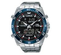Lorus Sport Herren-Uhr Chronograph Edelstahl mit Metallband RW623AX9