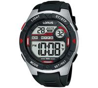 Lorus Sport Herren-Uhr Chronograph Edelstahl und Kunststoff mit Silikonband R2393MX9