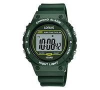 Lorus Sport Man Herren-Digitaluhr mit Silikon-Armband R2309PX9, Grün, R2309PX9