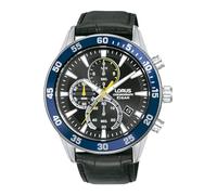 Lorus Sport Man Herren Uhr analog Quarzwerk mit Leder Armband RM331JX9