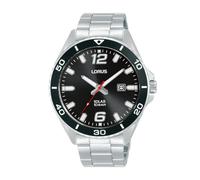 Lorus Sport Man Herren Uhr analog Solar mit Edelstahl Armband RX359AX9
