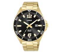Lorus Sport Man Herren Uhr analog Solar mit Edelstahl Armband RX366AX9