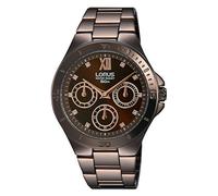 Lorus Watches Damen-Armbanduhr Fashion Analog Quarz Edelstahl beschichtet RP665CX9