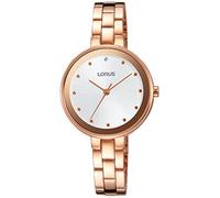 Lorus Woman Damen Uhr analog Quarzwerk mit Edelstahl vergoldet Armband RG260LX9