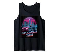 Los Angeles 1985 Retro Sportwagen Skyline Tank Top