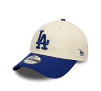 Los Angeles Dodgers New Era Colour Block 9FORTY MLB Cap Beige - ONE SIZE