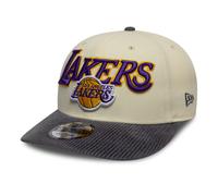 Los Angeles Lakers Cord Visor New Era 9FIFTY NBA Cap Beige - S/M