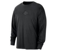Los Angeles Lakers Courtside Premium Essential Nike NBA-Longsleeve T-Shirt (Herren) - Schwarz S HV5441-010