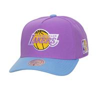 Los Angeles Lakers Mitchell & Ness Legendary Home Pro Pinch Snapback Hardwood Classic NBA Cap Lila - OS