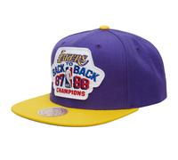 Mitchell & Ness NBA B2B SNAPBACK HWC Los Angeles Lakers men Caps purple in Größe:ONE SIZE