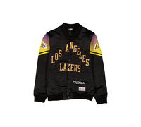 Los Angeles Lakers New Era 2025 City Edition NBA Satin Jacke Schwarz - XL