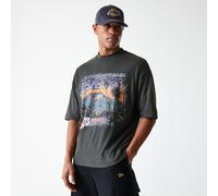Los Angeles Lakers New Era Oversized Retro Print NBA T-Shirt Grau - L