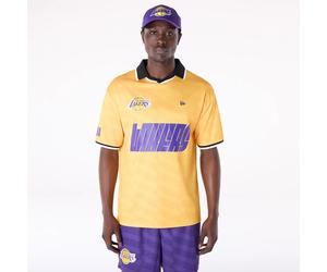 Los Angeles Lakers New Era Soccer Style Oversized NBA T-Shirt Gelb - L
