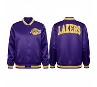 Los Angeles Lakers New Era USA EDITION Stitched Satin NBA Jacke Lila - S
