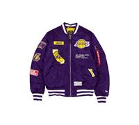 Los Angeles Lakers New Era X Alpha Industries MA-1 NBA Bomberjacke Lila - XL